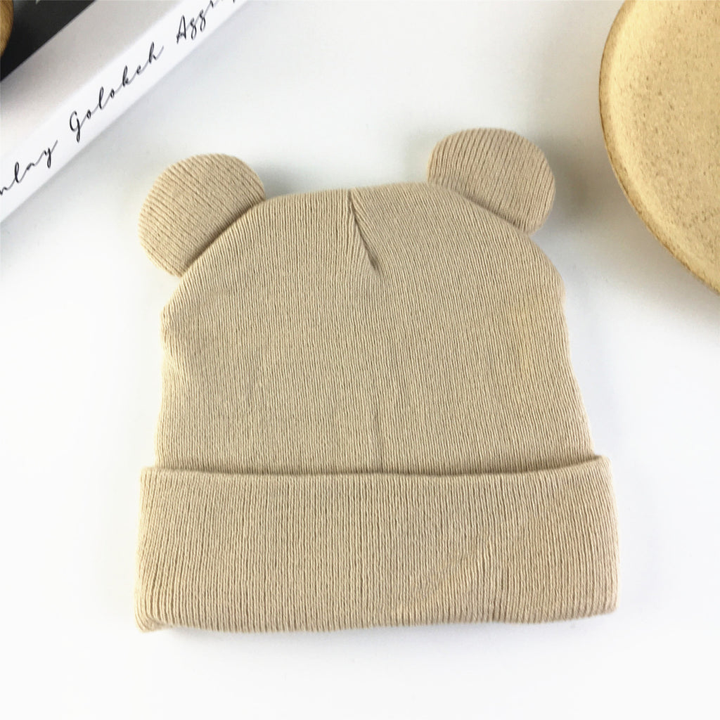 Autumn And Winter Funny Bear Ears Student Earflaps Warm Knitted Hat