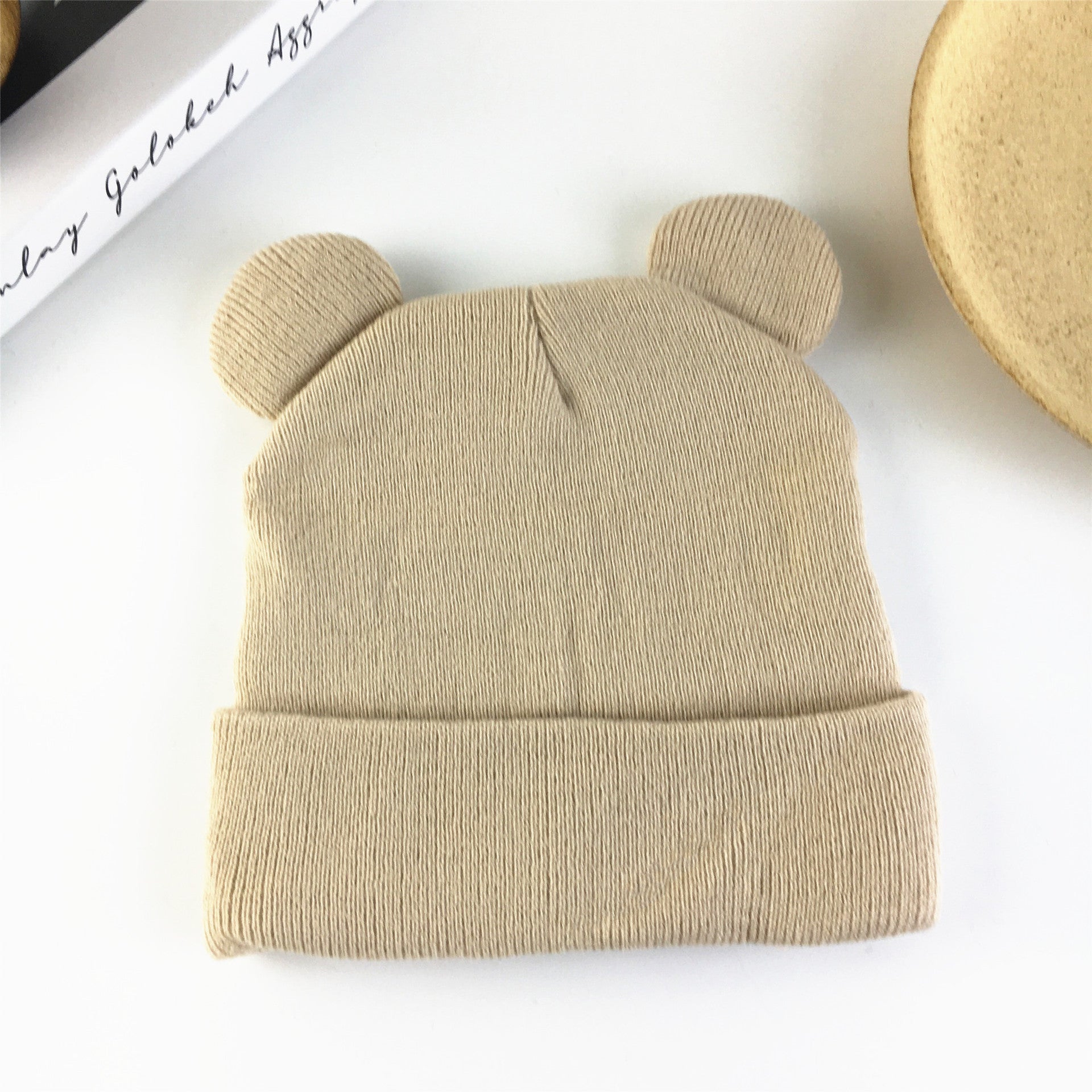 Autumn And Winter Funny Bear Ears Student Earflaps Warm Knitted Hat