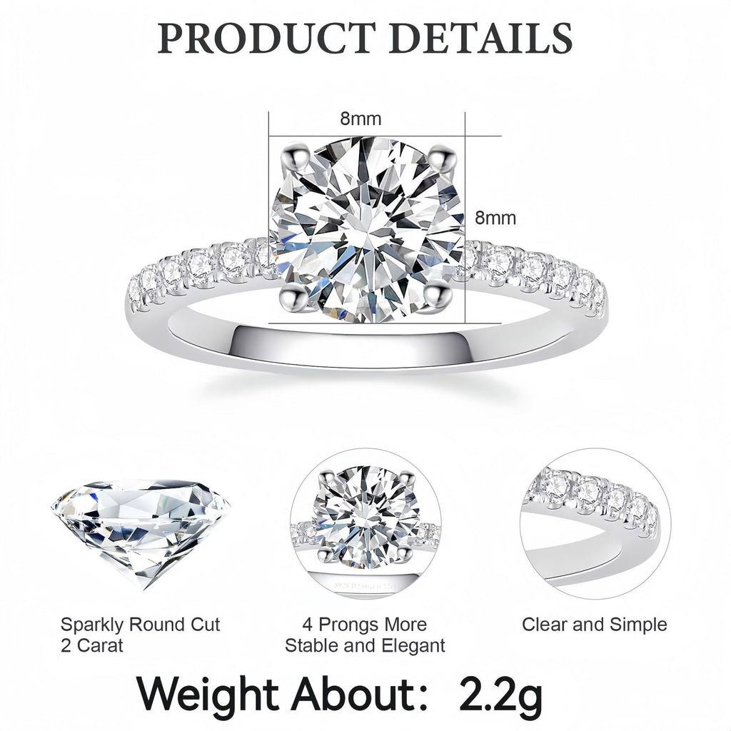 Classic Sansheng Sanshi Couple Rings Twist Twisted String Zircon Lines